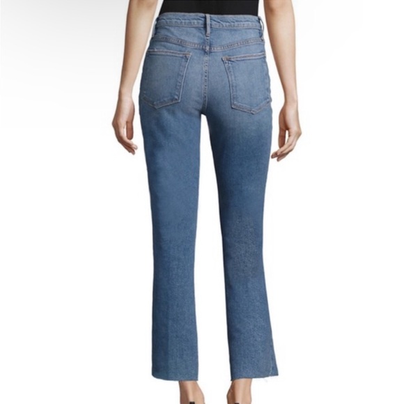 Frame Denim Le High Straight Cropped - Picture 2 of 5